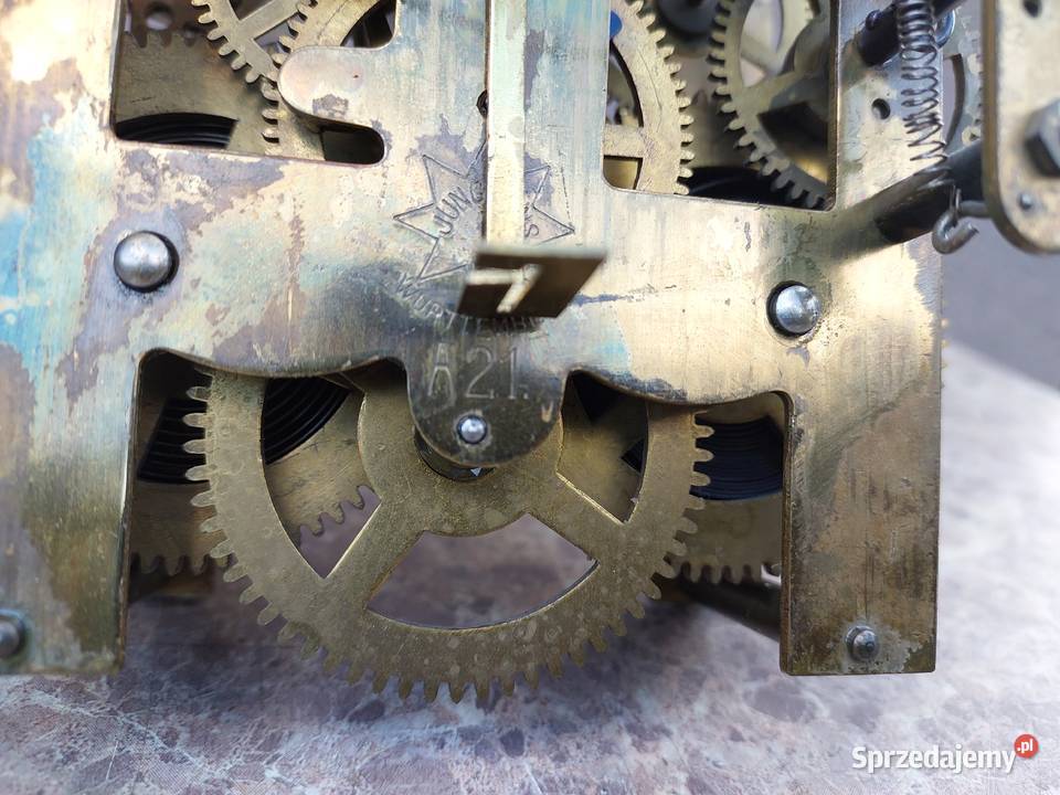 511 Mechanizm starego zegara ściennego Junghans Antyki Tczew sprzedam