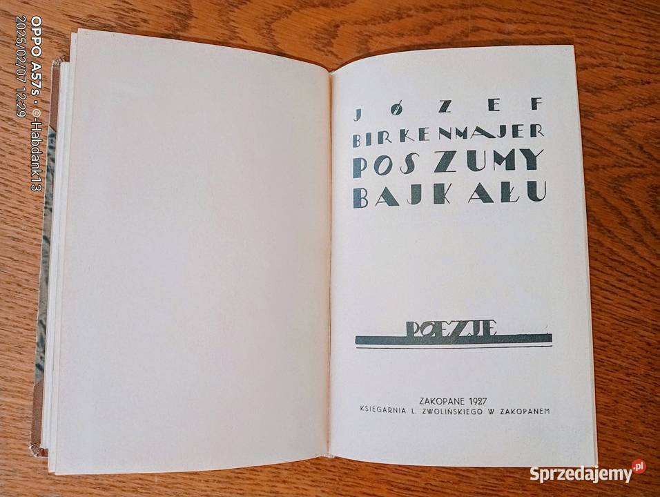 Klocek dwa tomiki wierszy we wspólnej oprawie lubelskie Bychawka Trzecia sprzedam