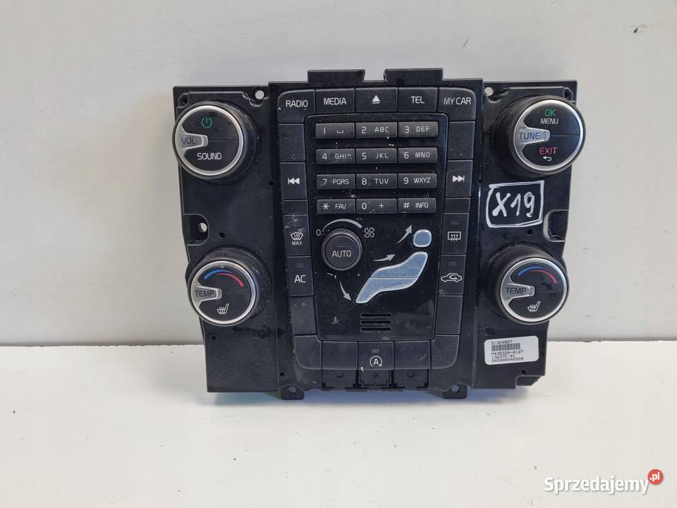 PANEL KLIMATYZACJI Volvo S60 II V60 I Nawiewu Rudka