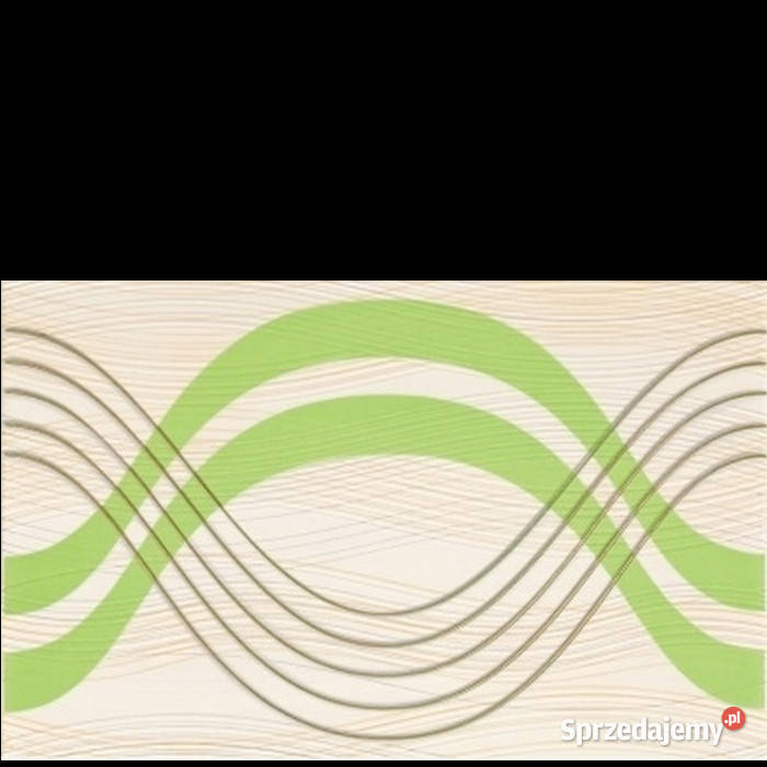 Dekor Felina verde Inserto Geo 25 x 40 Cersanit Białogard