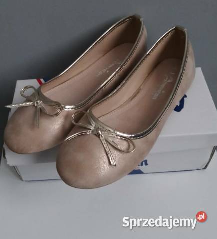 Baleriny złote rozmiar 34 124 Opole Lubelskie