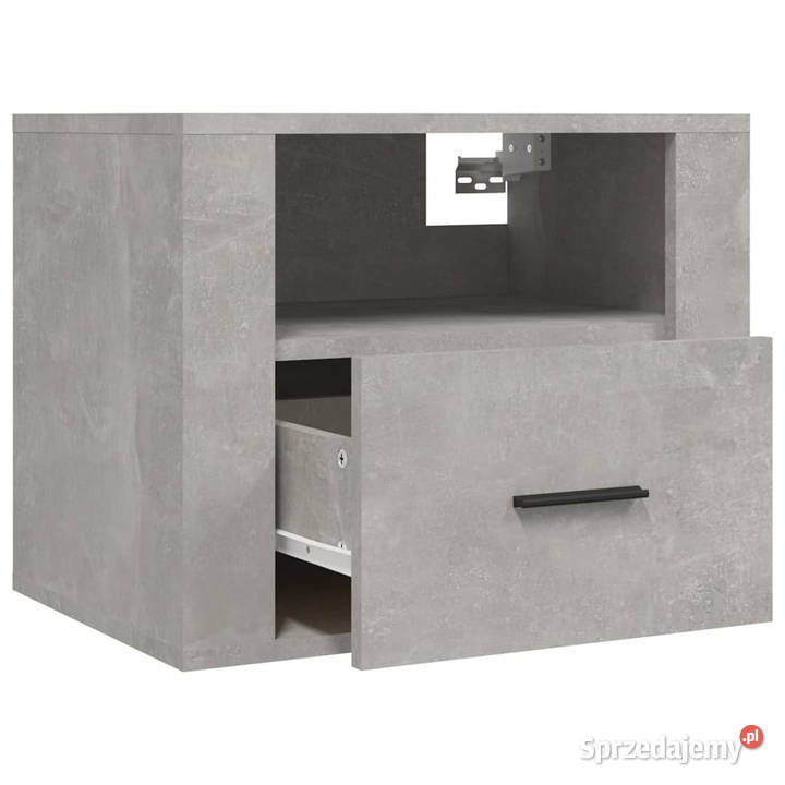 Szafka nocna wisząca 50x36x40 szarość betonu Warszawa