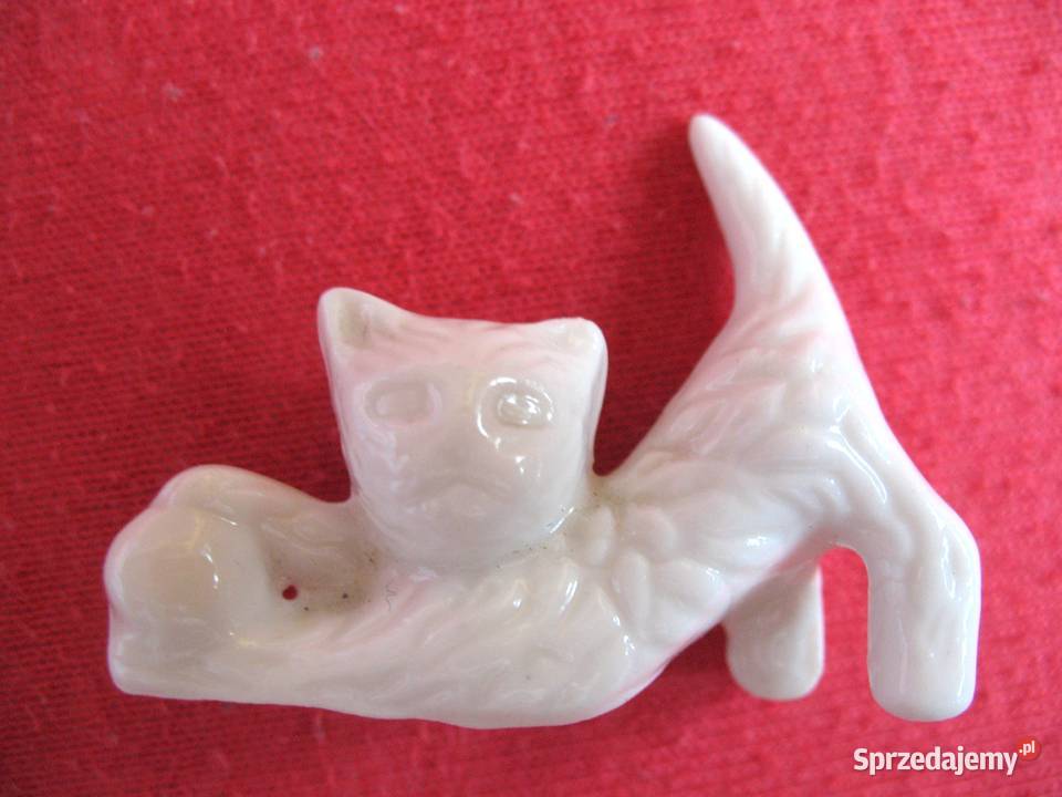 Kot z piłeczką porcelana 3 x 45 x 15 Miniaturka