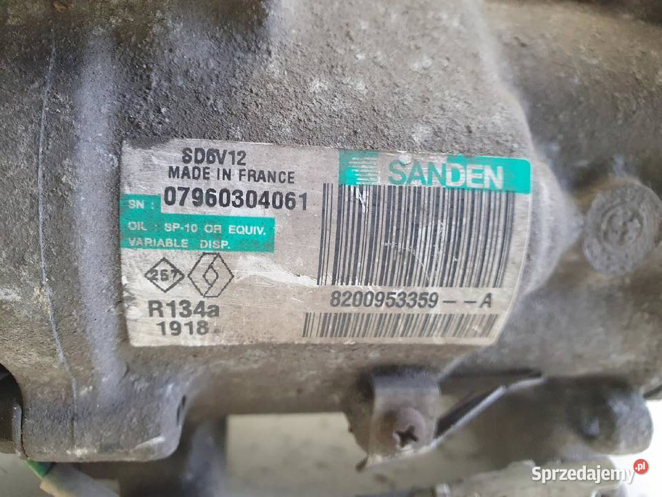 SPRĘŻARKA KLIMATYZACJI Renault Modus 15 DCi lubelskie Rudka