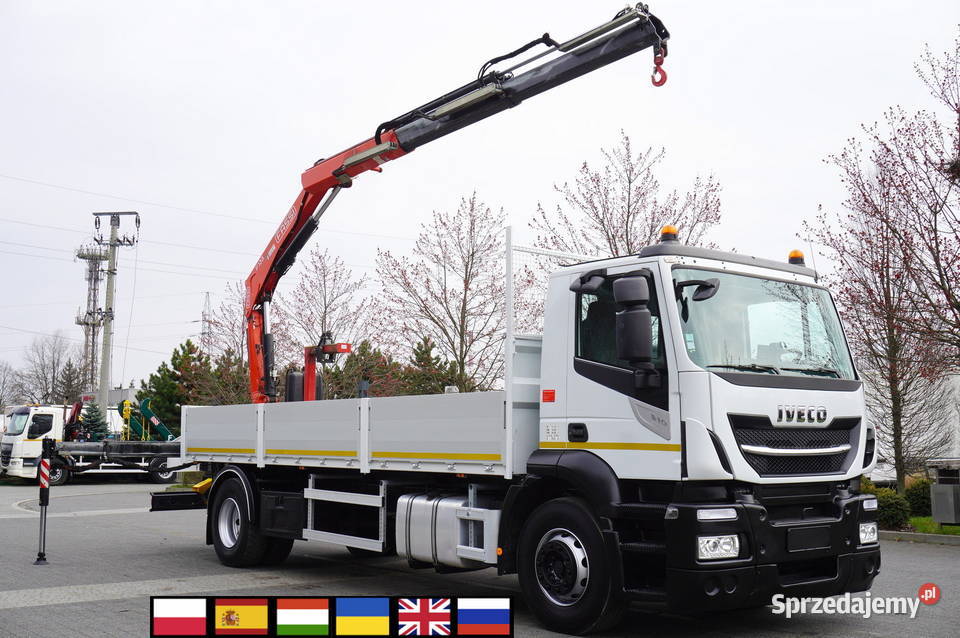 Iveco Stralis 19310 4x2 E6 100 FASSI F135A022 310KM Dźwigi samochodowe Kraków sprzedam