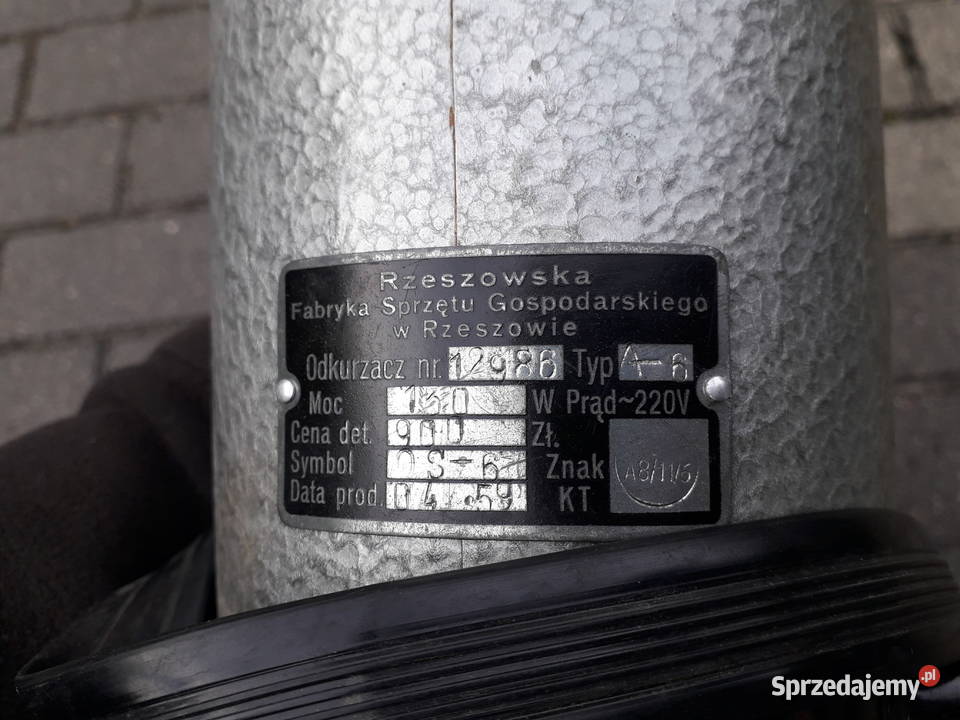 Gamma II poręczny odkurzacz prl 1959 Warszawa