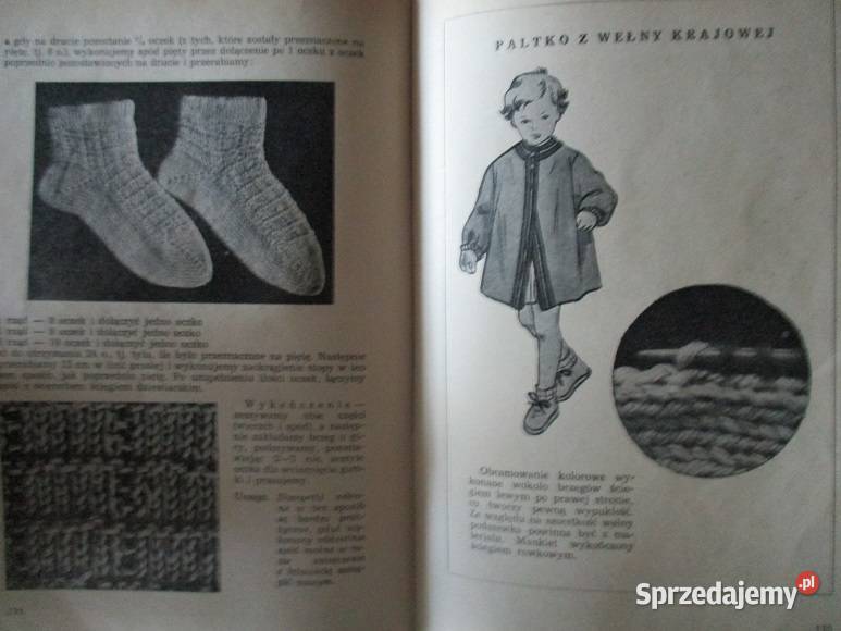 Dziewiarstwo ręczne Dutkiewicz 1956 dziewiarstwo Poradniki, albumy i reportaże