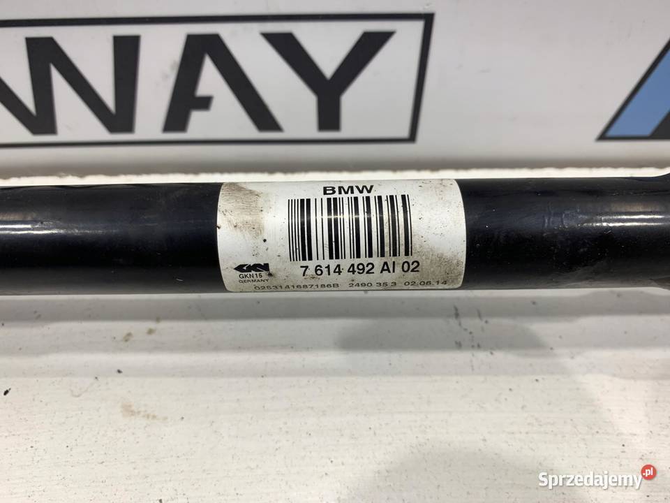 BMW X3 F25 PÓŁOŚ PRAWY TYŁ TYLNA XDRIVE 7614492