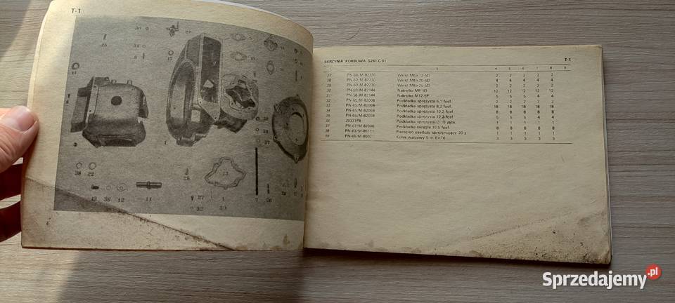 katalog cześci silnik typ 160 oryginał dzik