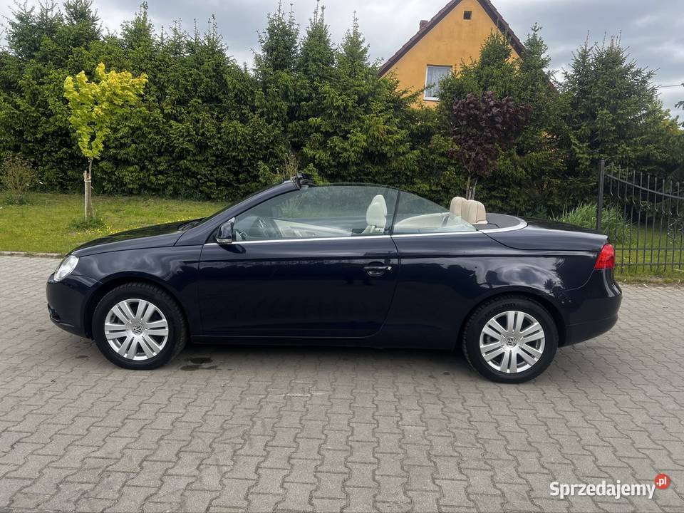 Piękny Vw eos cabrio sztywny dach 16 benzyna benzyna Kobylnica sprzedam