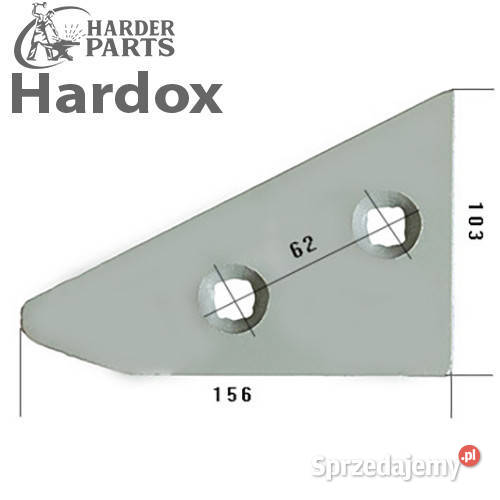 Płoza przednia HARDOX 27600601S części do pługa Suwałki