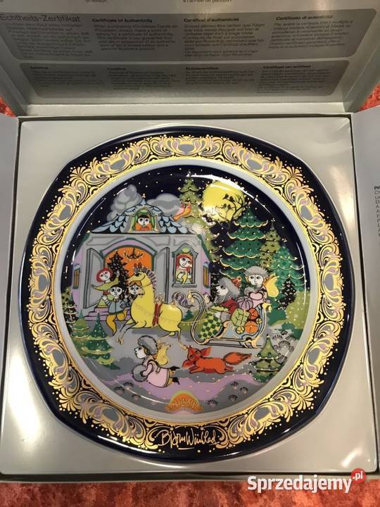 Talerz Rosenthal Bjrn Wiinblad Kolędy na Kielce