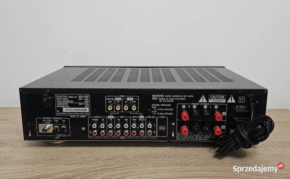 Amplituner DENON DRA435R lubuskie Gorzów Wielkopolski