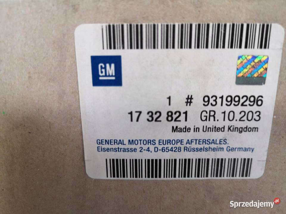 OSŁONA PRZECIWSŁONECZNA TYŁ OPEL CORSA D 0614