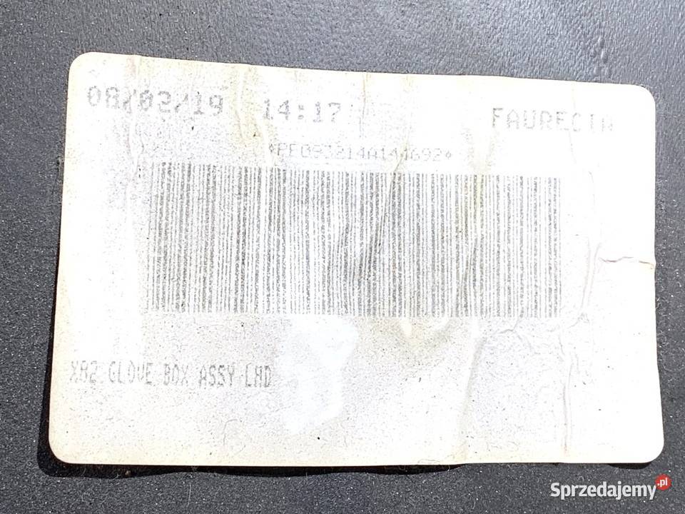 SCHOWEK PASAŻERA OPEL VIVARO B Bus 1419 PÓŁKA osobowe sprzedam