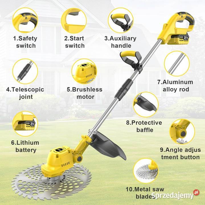 podkaszarka do trawy z akumulatorem