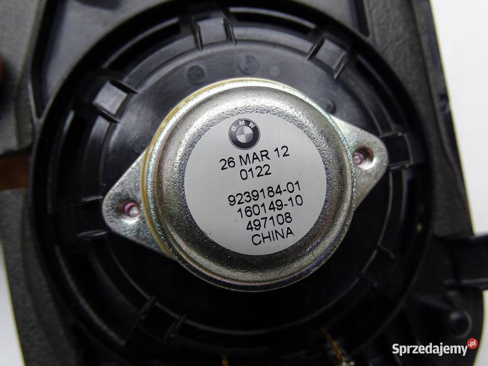 GŁOŚNIK PODSUFITKI PRAWY TYŁ TYLNY BMW F10 F11 Sprzęt audio fabryczny