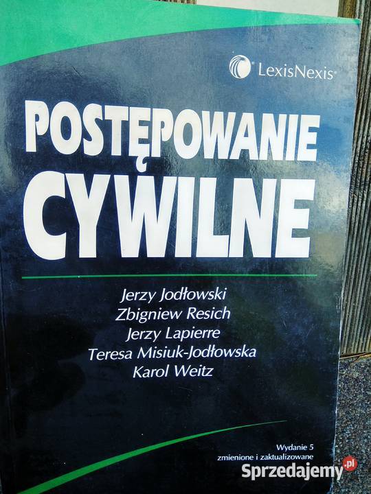 Postępowanie cywilne książki księgarnie Warszawa Książki naukowe i popularnonaukowe sprzedam