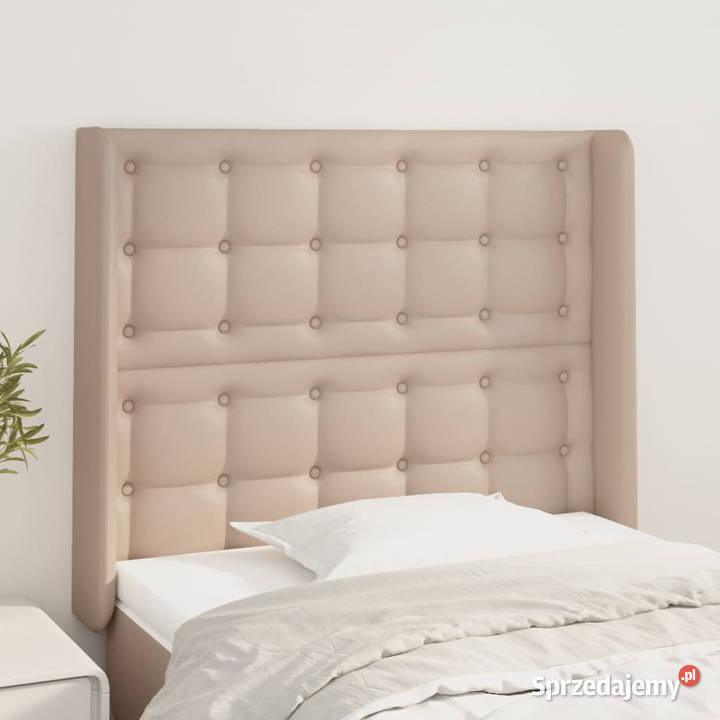 Zagłówek uszak cappuccino 93x16x118128 sztuczna Warszawa