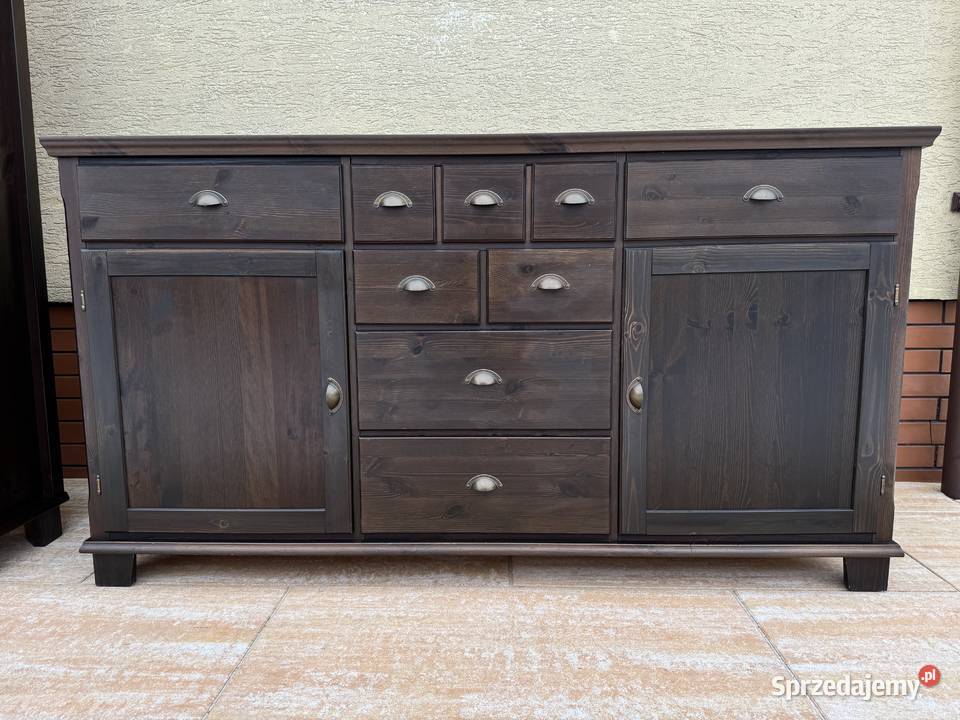 Komoda drewniana Markor Ikea szafka witryna Garwolin