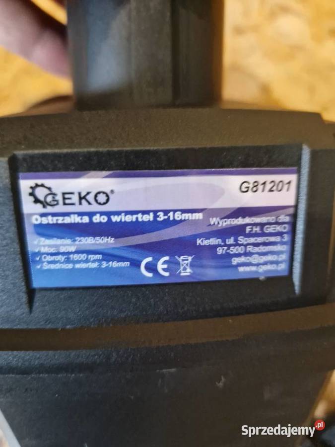 Ostrzałka o mocy 90W do ostrzenia wierteł 316 mm Głogowa