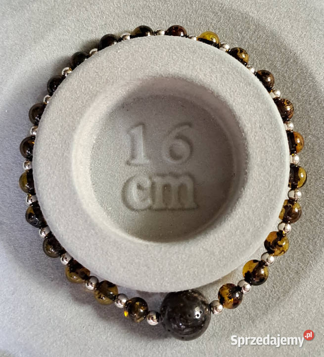 Bransoletka BURSZTYN bałtycki cytryna inkluzje Warszawa