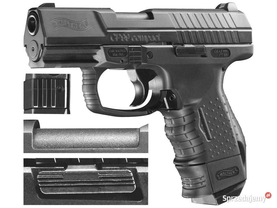 Pistolet wiatrówka Walther CP99 Compact 45 mm Sporty strzeleckie i myślistwo