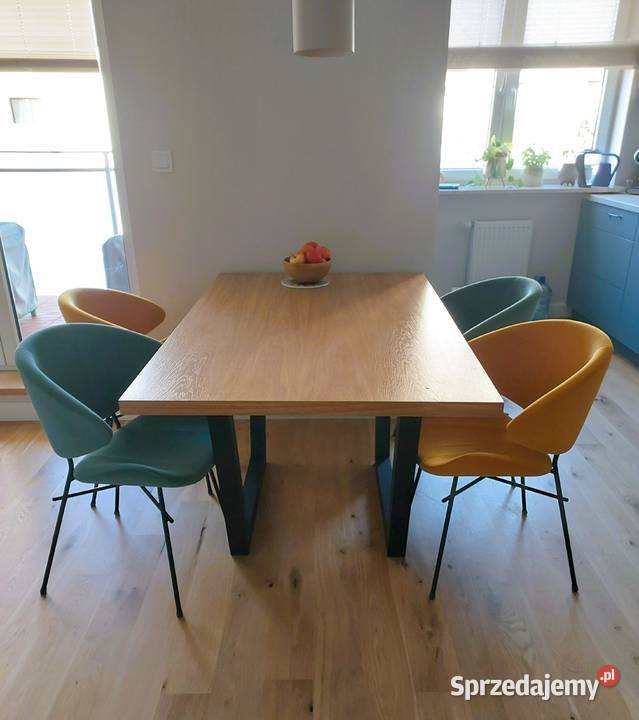 Stół industrialny fornir dębowy Warszawa