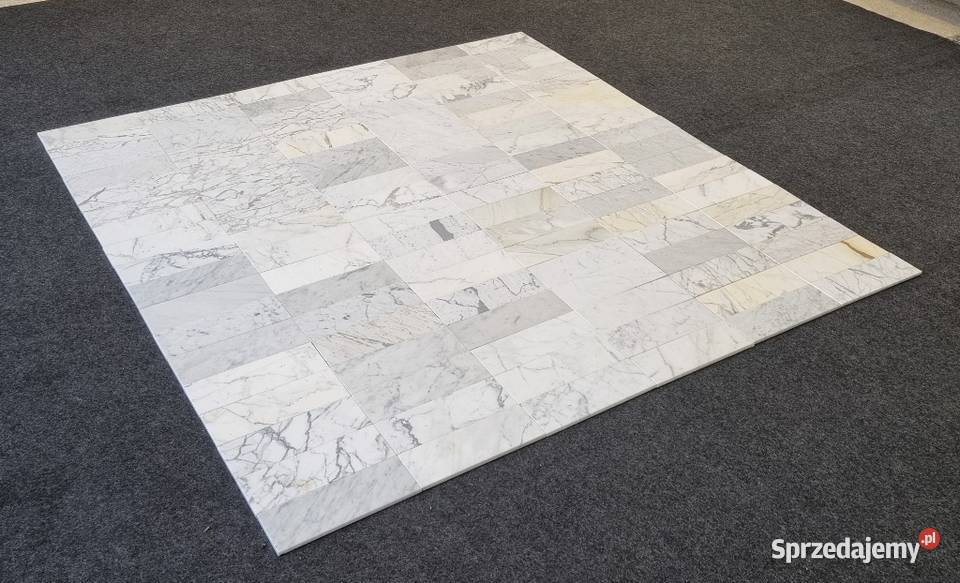 Mozaika marmurowa płytki marmurowe Bianco Bielawa