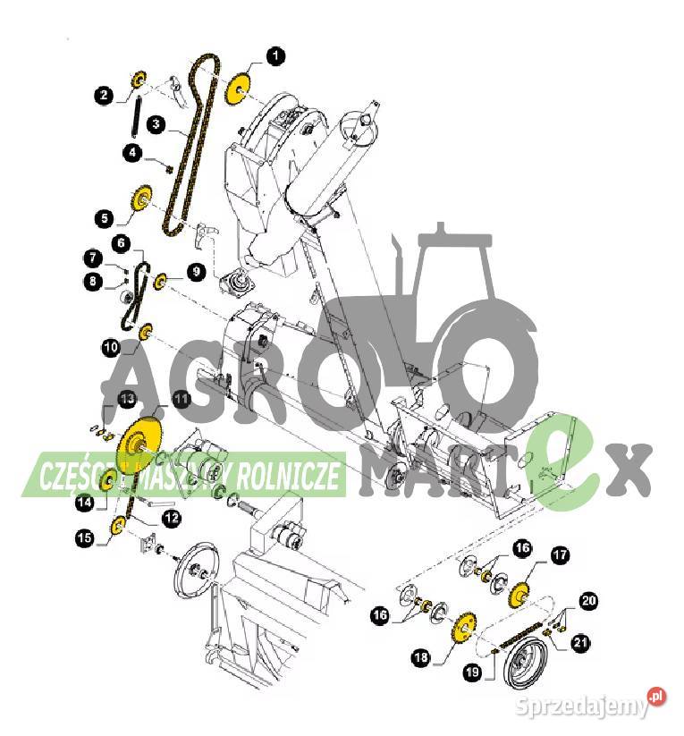 84313191 KOŁO ŁAŃCUCHOWE Z29 CNH dolnośląskie Wichrów