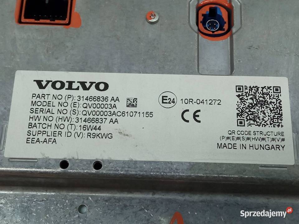 WYŚWIETLACZ 31466836AA Volvo S90 II 2016 sprzedam