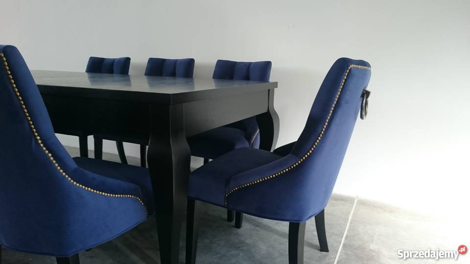 Pikowane tapicerowane krzesło chesterfield Starogard Gdański