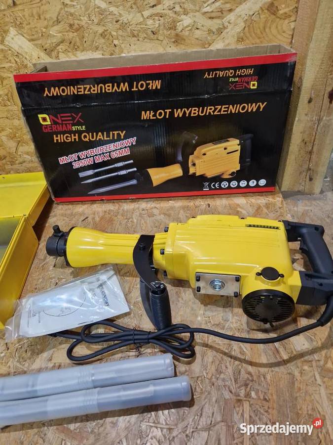 Młot wyburzeniowy ONEX o dużej mocy 2950W 65J Młoty udarowe