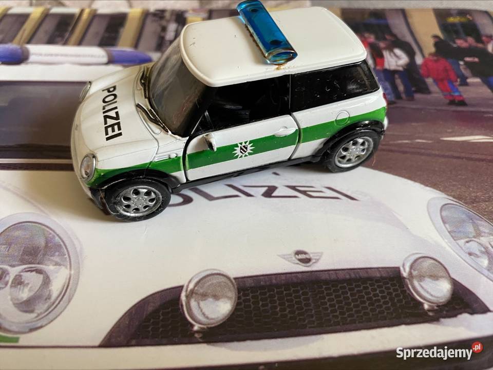 BMW MINI COOPER Kolekcja samochodów policyjnych Modelarstwo Zamość sprzedam