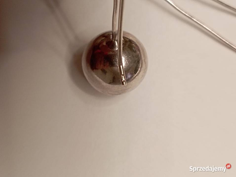 Kolczyki srebrne kule Radom