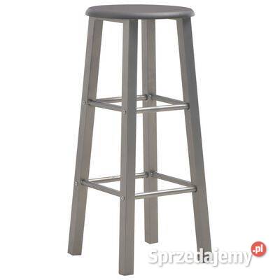 vidaXL Stołki barowe 2 antracytowe MDF284387 mazowieckie Warszawa