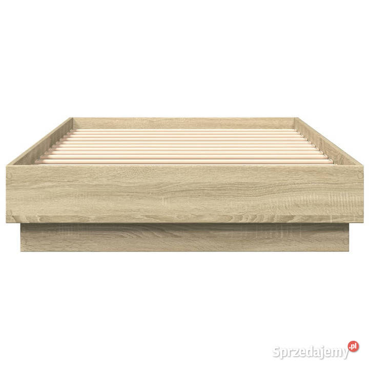 Rama łóżka z oświetleniem LED dąb sonoma 90x200 Warszawa