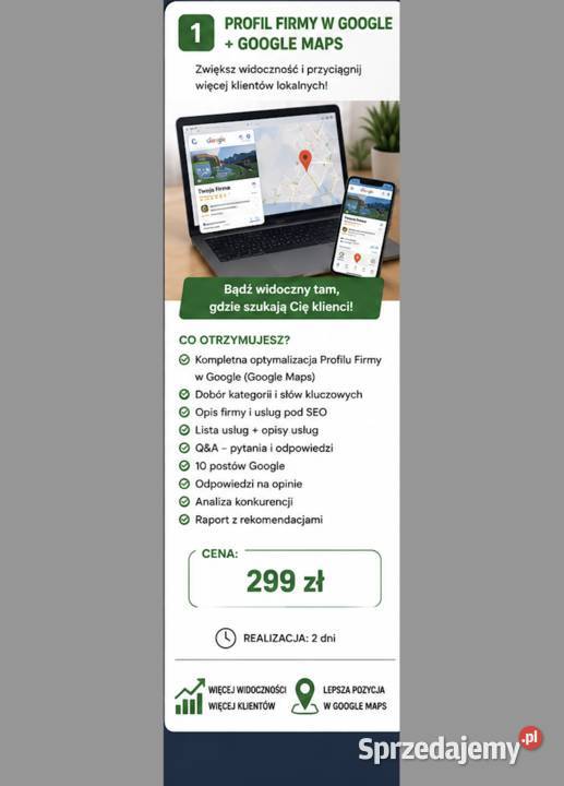 Profil Firmy Google Optymalizacja Google Maps Siedlce