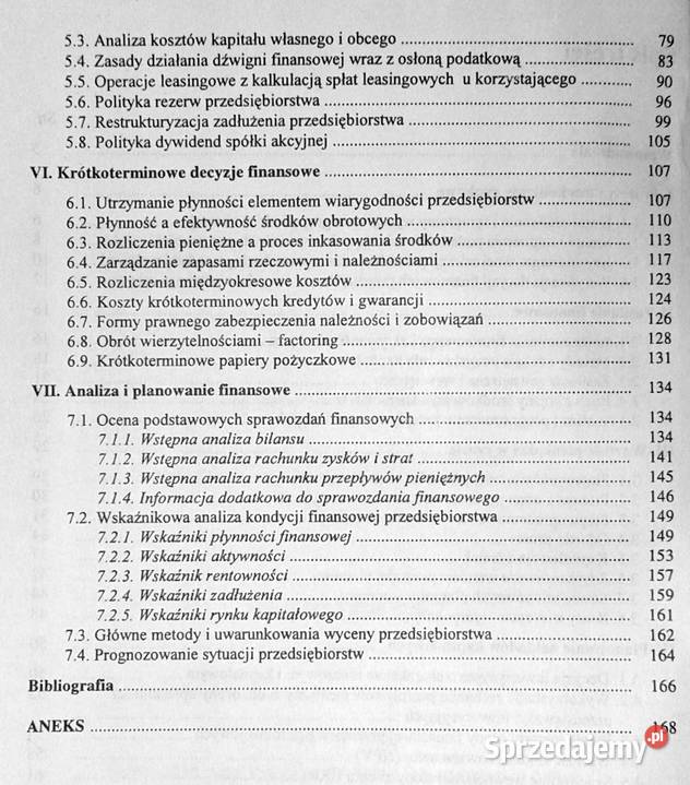 Zarządzanie finansami przedsiębiorstw Krystyna Chełm