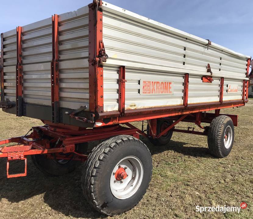 Przyczepa Rolnicza Wywrotka Krone Emsland 8 Mszana Dolna