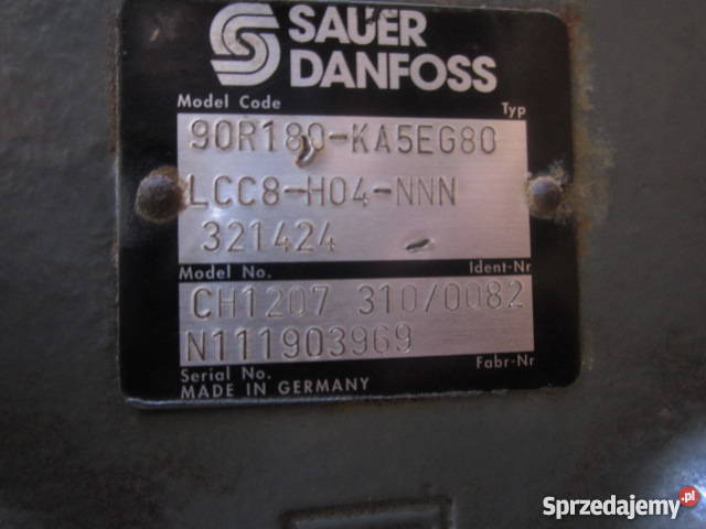 Pompa hydrauliczna Sauer Danfoss 90R180 sprzedam