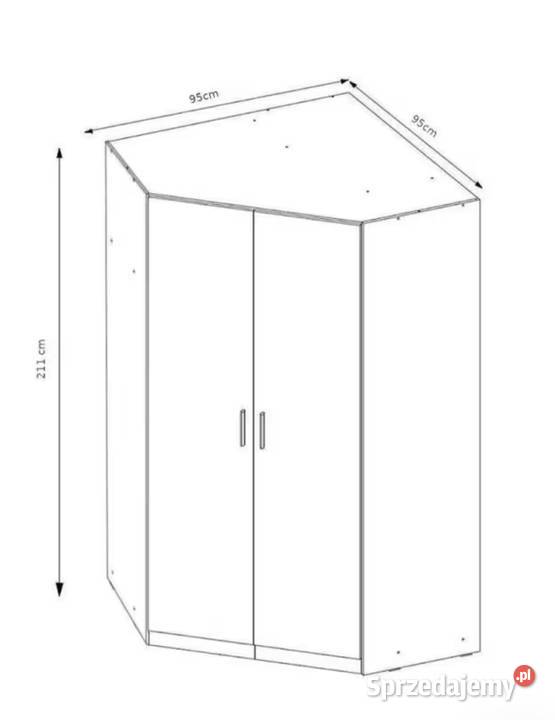 Nowa szafa Taro IV 95 Dąb sonoma Kraków