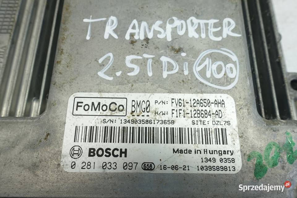 Ford Transit Connect 18 TDCI KOMPUTER SILNIKA Pozostałe