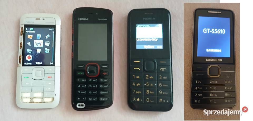 Nokia 3 sztuki i Samsung sprawne CZYTAJ OPIS Puszczykowo