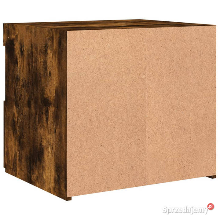 Szafki nocne z LED 2 przydymiony dąb 50x40x45 Warszawa sprzedam