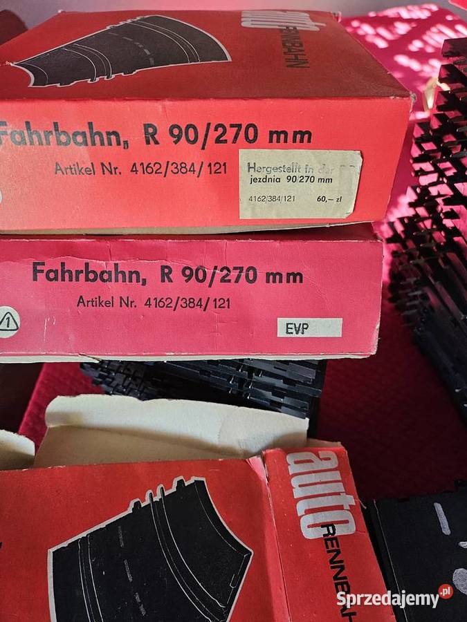 Tor samochodowy AutoRennbahn lata 80te Kolejki i tory Płońsk sprzedam