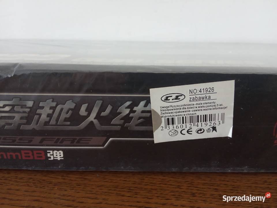 Karabin na kulki plastikowe z laserem 3 op kulek Świętochłowice