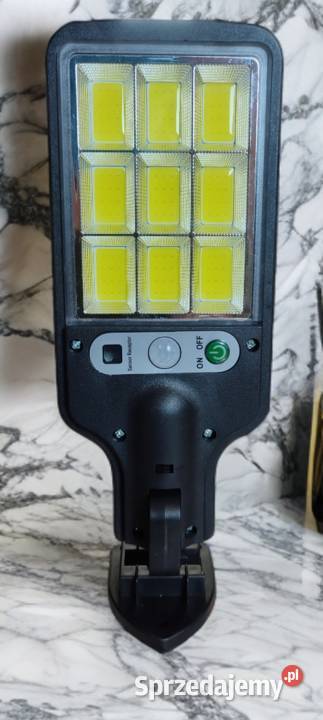 Lampa solarna uliczna czujnik ruchu i zmierzchu Lubawka