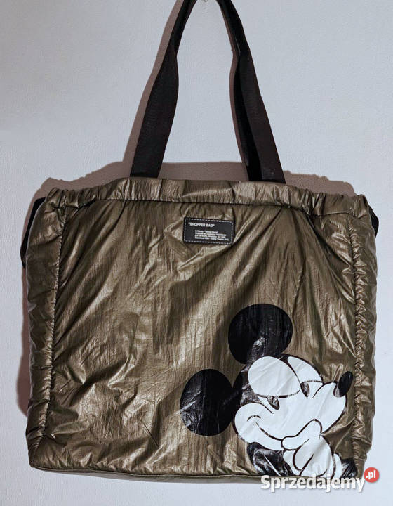 Torebkatorba Myszka MikiReserved srebrna Shopper Galanteria i dodatki dolnośląskie