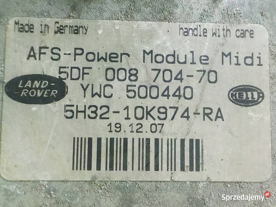 RANGE ROVER SPORT I 27 TD V6 05r przetwornica sprzedam